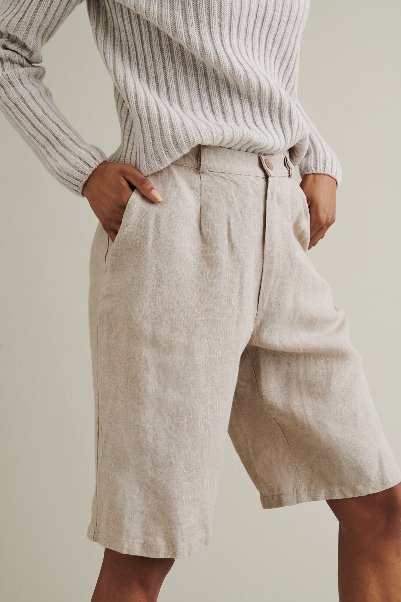Heisala Bermuda Shortsit Beige