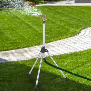 HI Säädettävä pyörivä sprinkleri sinkkiseos - Hopea