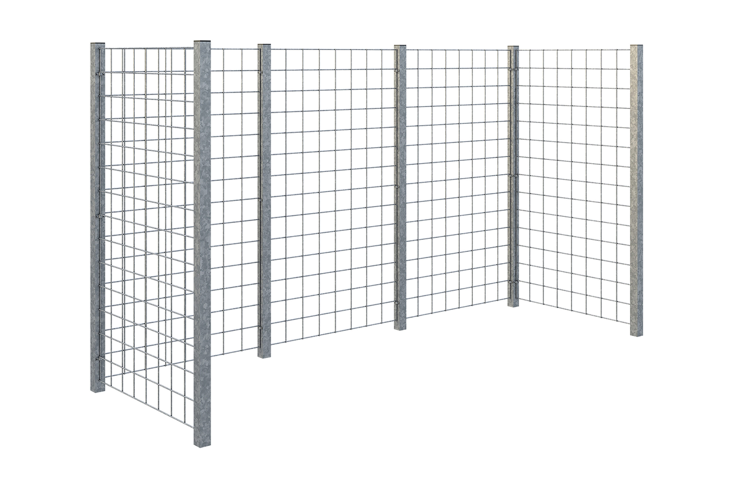 PLUS Jätekatos Ristikko 258x89x147 cm -