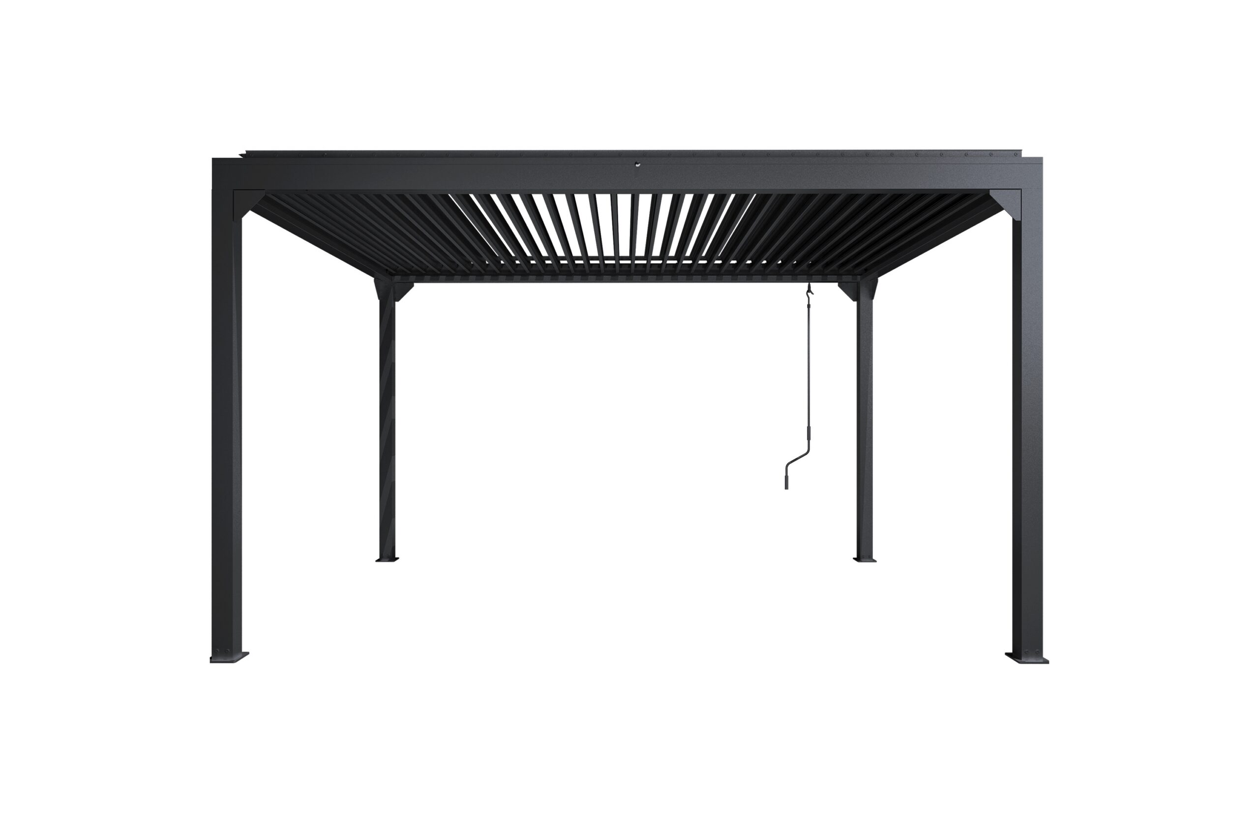 Pergola Premium Avattavat lamellit - Harmaa