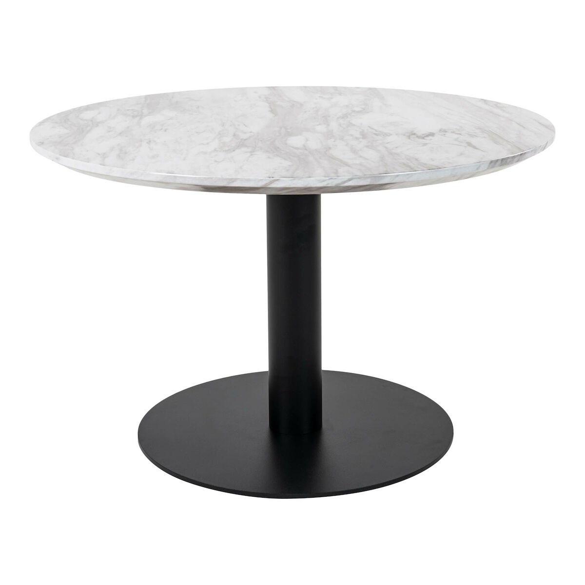 House Nordic Bolzano sohvapöytä 70 cm marmori/musta