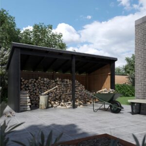 PLUS Nordic Multi Puutarhavaja 9,5 m² -2 moduulia Avoin - Harmaa