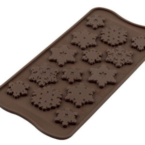 Silikonimuotti - Lumihiutaleet, Choco Frozen
