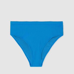 High Cut Bikinialaosa Turkoosinsininen Rib