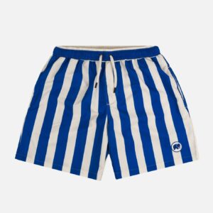 Beach Club Swim Shorts Striped Blue