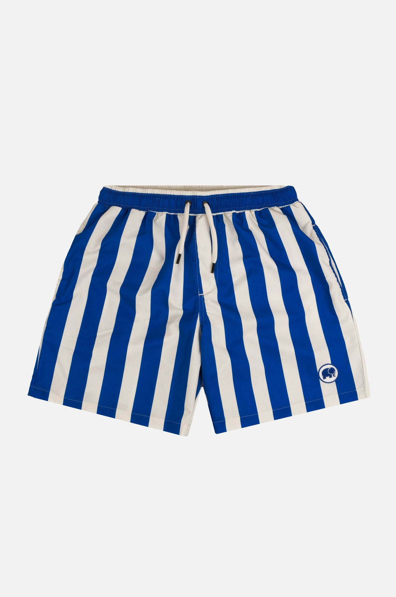 Beach Club Swim Shorts Striped Blue
