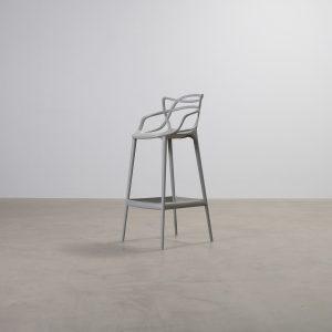 Kartell Masters baarituoli harmaa