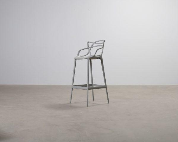 Kartell Masters baarituoli harmaa