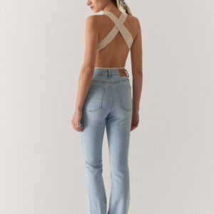 Cross Cut Body Beige