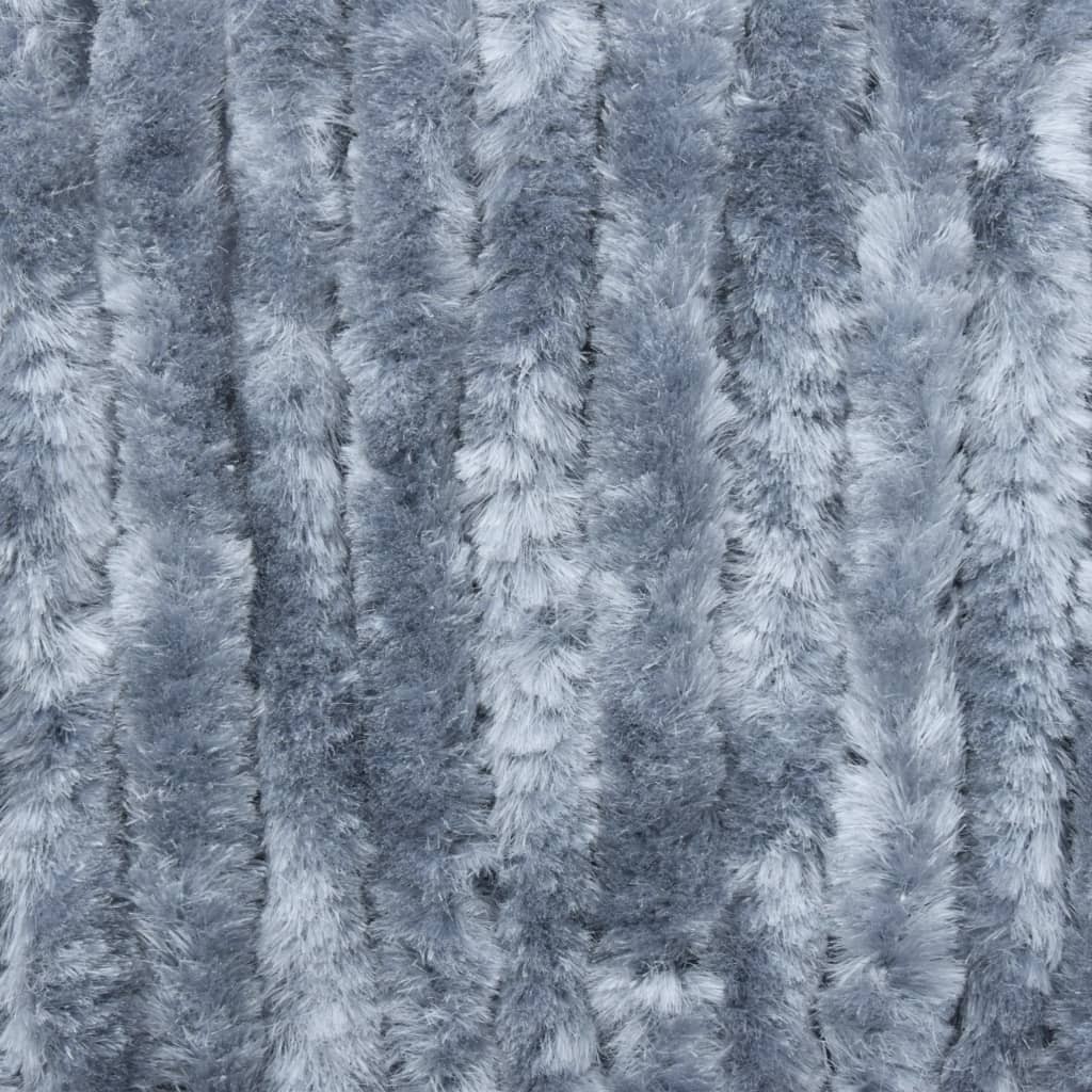 Hyönteisverho hopea 56x185 cm Chenille - Hopea