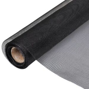 Verkkosuoja lasikuitu 100x500 cm musta - Musta