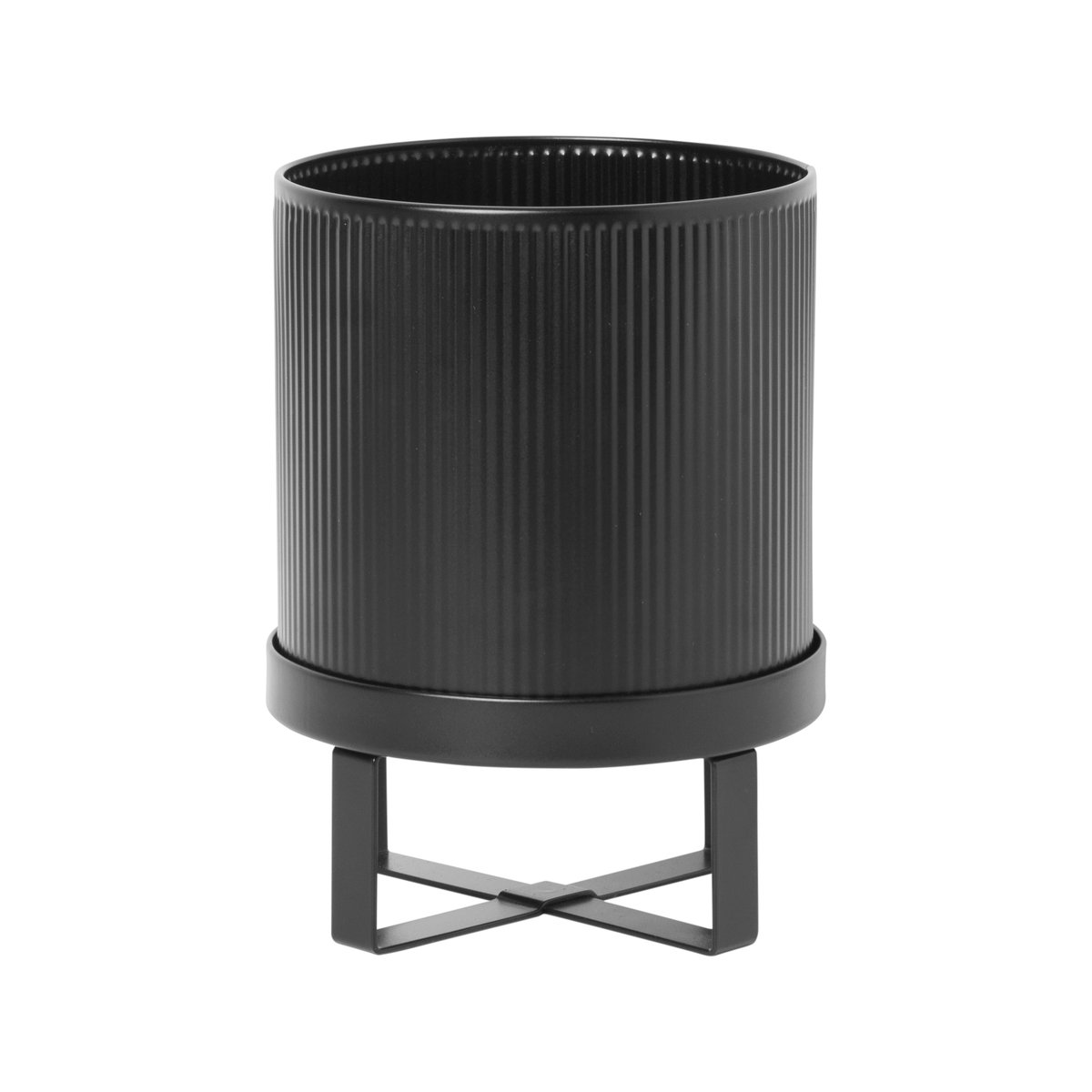 Ferm Living Bau -kukkaruukku pieni Ø18 cm Musta