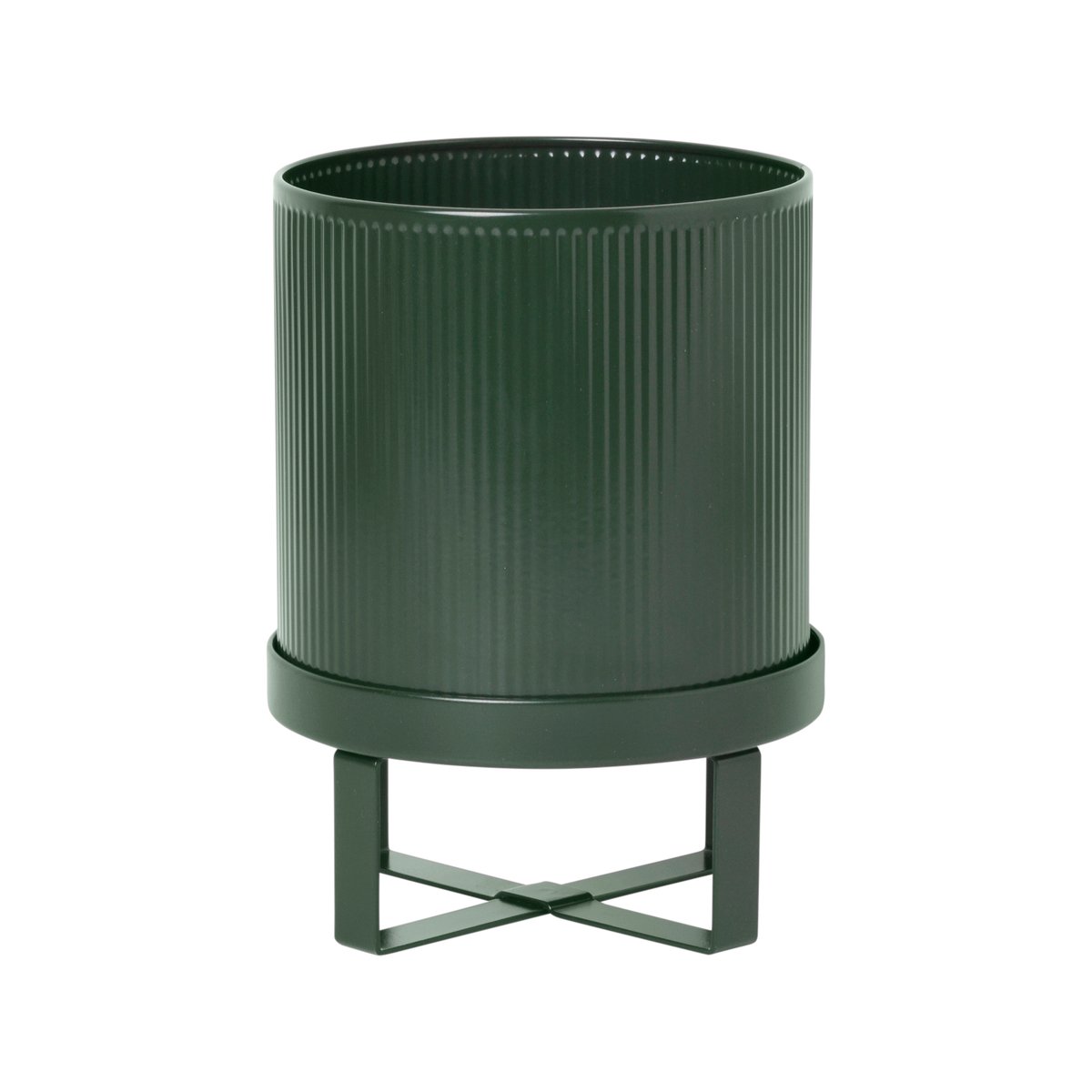 Ferm Living Bau -kukkaruukku pieni Ø18 cm Tummanvihreä