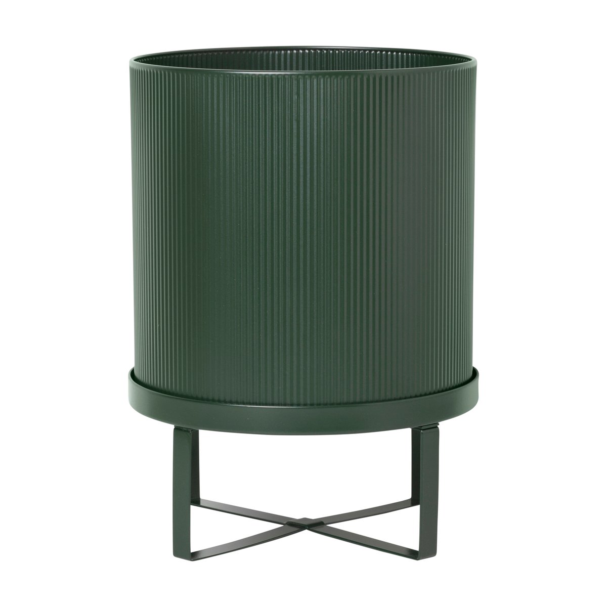 Ferm Living Bau -kukkaruukku suuri Ø28 cm Tummanvihreä