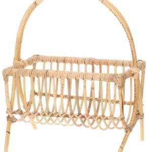 4living rottinkinen lehtikori 41 cm luonnonväri