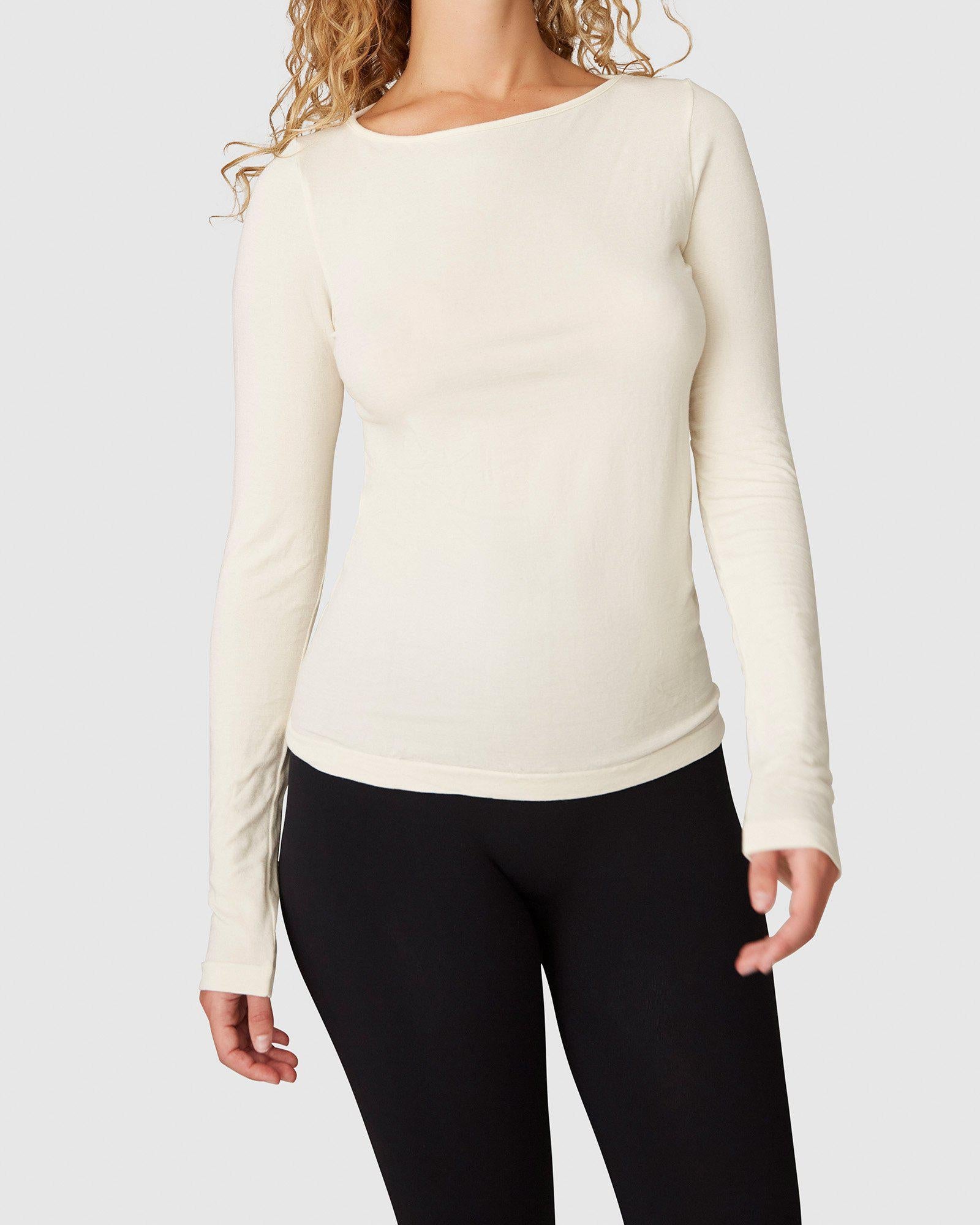 Hillevi Cashmere Top Ivory