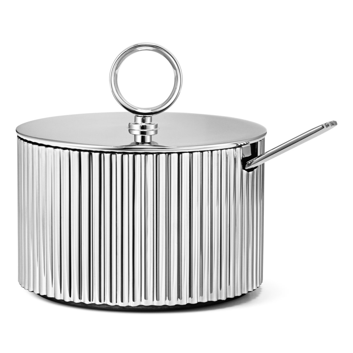 Georg Jensen Bernadotte sokerikko lusikalla Ruostumaton teräs