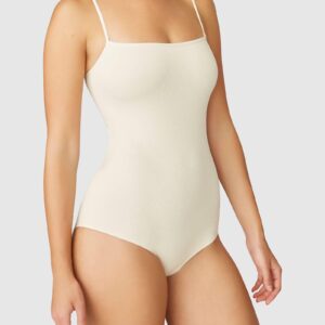 Barbro Rib Body Valkoinen