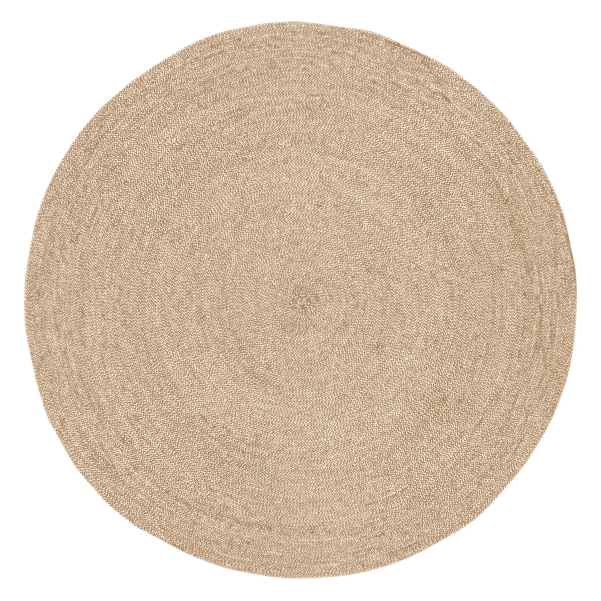 Dixie Ella matto Ø 125 cm Valkoinen-luonnonvärinen