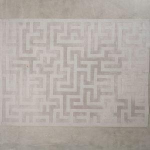 Layered Byzantine matto harmaa 250 x 350 cm