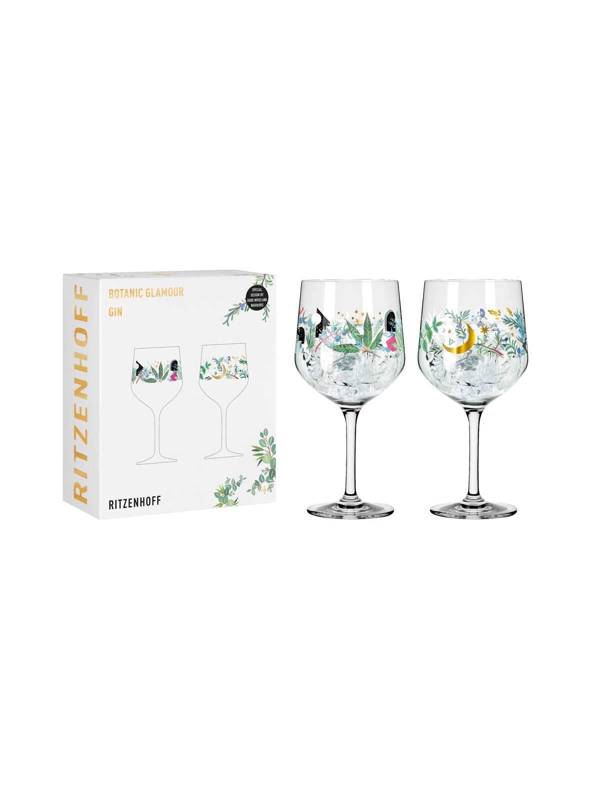 Botanic glamour -ginilasit 2 kpl