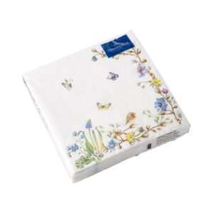 Easter accessories lunch napkin flower tendril -servetti 33 x 33 cm