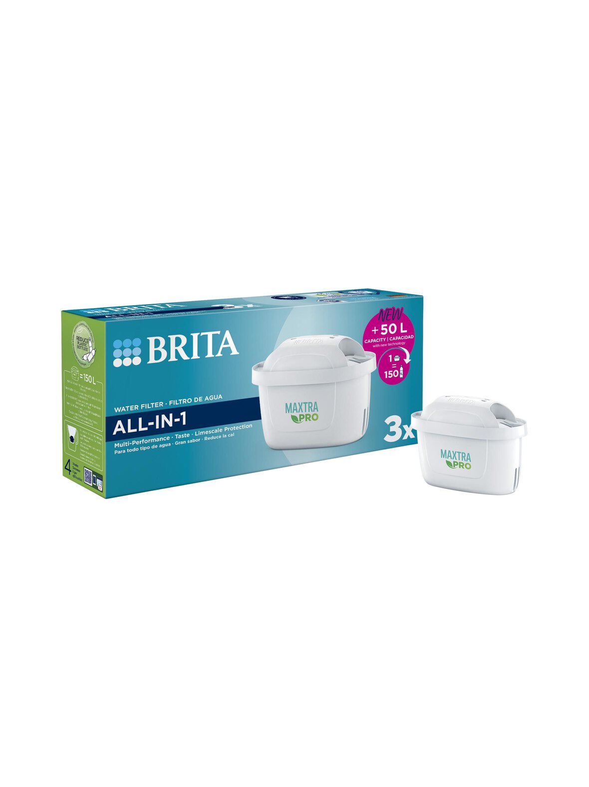 All-in-1 mxpro -vedensuodatinpatruuna, 3-pack
