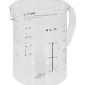 Cause we care -lasinen mittakannu 500 ml