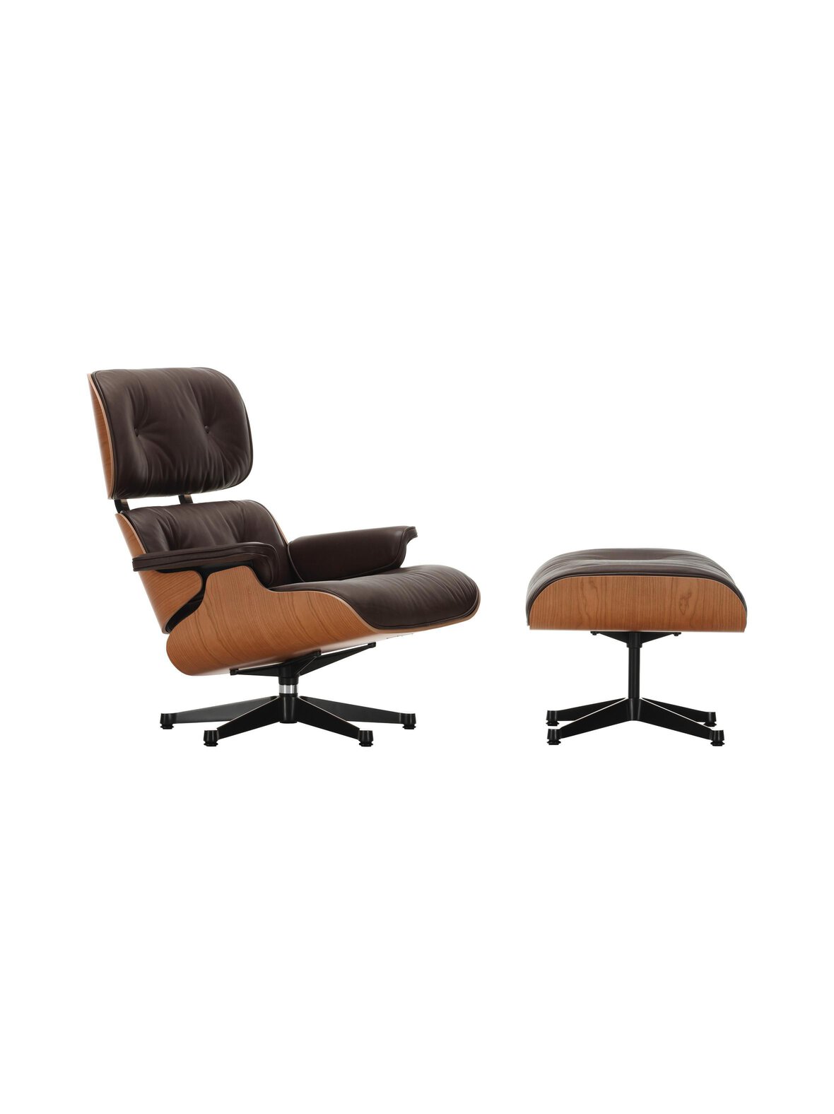 Eames lounge- nojatuoli ja rahi
