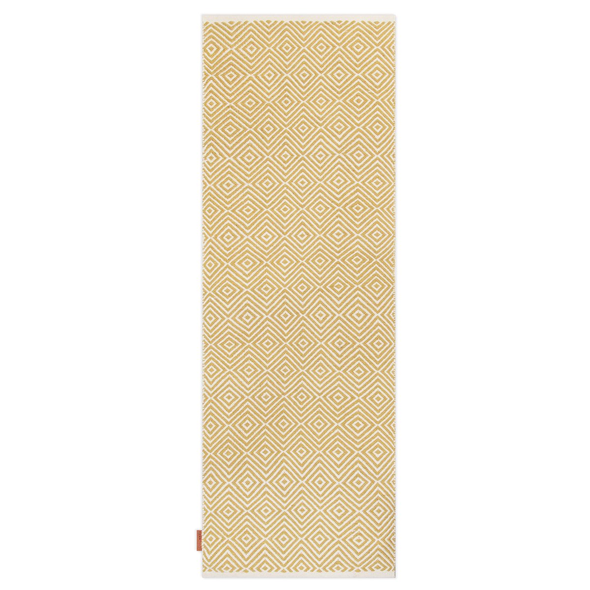 Formgatan Diamond matto 70x200 cm Yellow