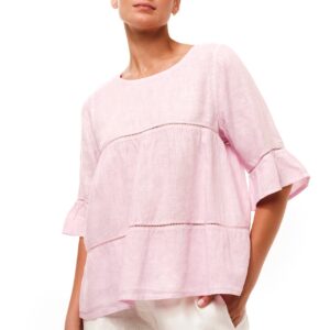 Guipure Lace Blouse Lavender