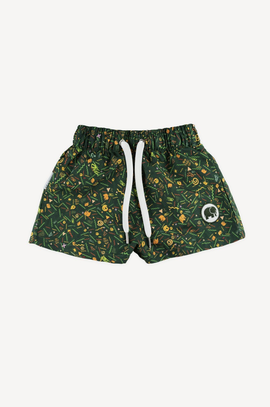 Dogtown Kid's Swim Shorts Green