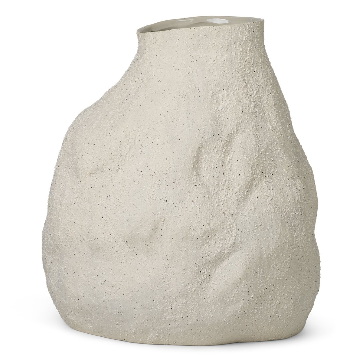 Ferm Living Vulca vaasi off-white Large 45 cm