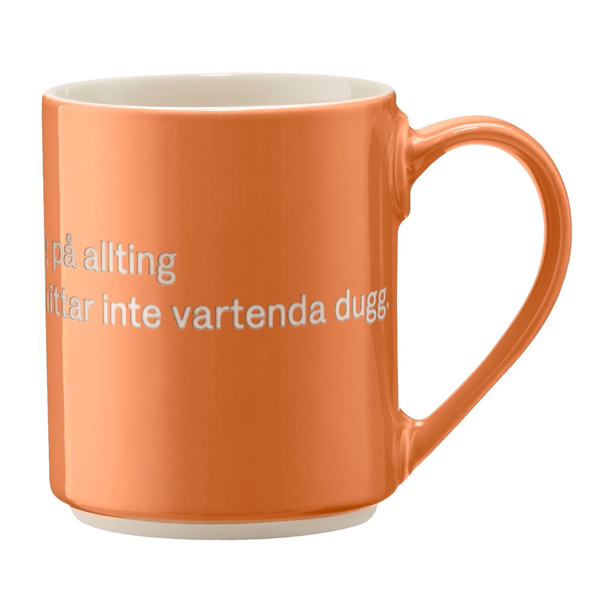 Design House Stockholm Astrid Lindgren -muki, det är ingen ordning… Ruotsinkielinen teksti