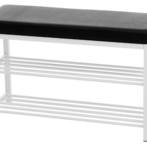 4Living eteispenkki kenkätelineellä 80 cm valkoinen