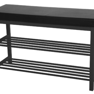 4Living eteispenkki kenkätelineellä 80 cm musta