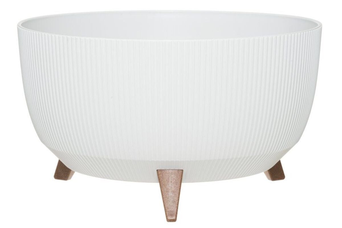 4Living Roma Line ECO jalallinen ruukku Ø33 cm valkoinen