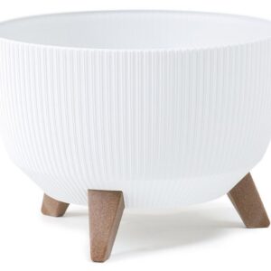 4Living Roma Line ECO jalallinen ruukku Ø47 cm valkoinen