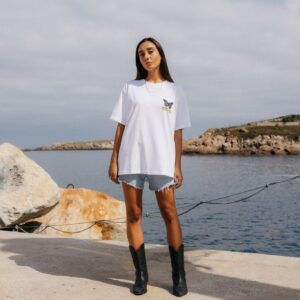 Butterfly White T-Shirt