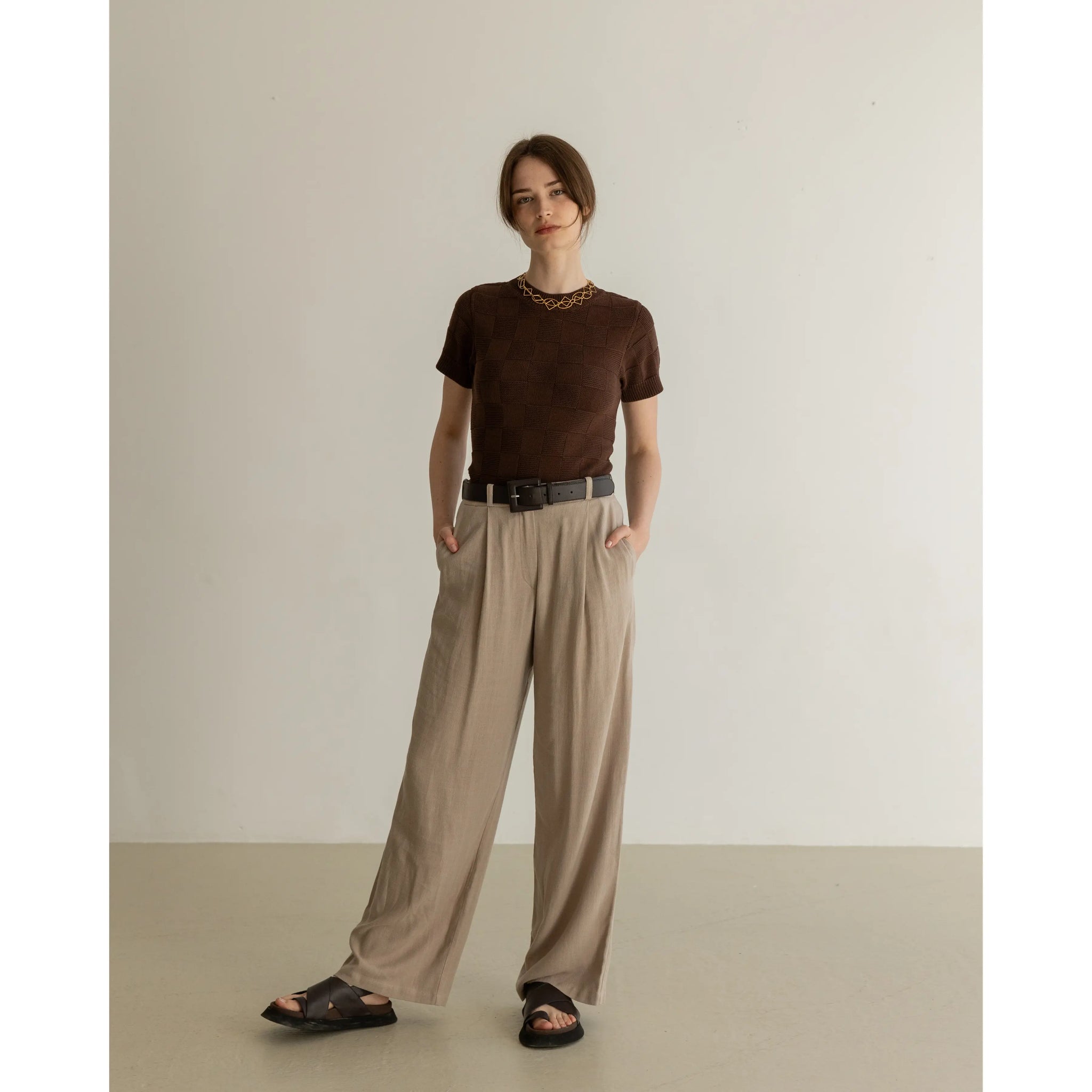 Ciutadella Naisten Housut Beige