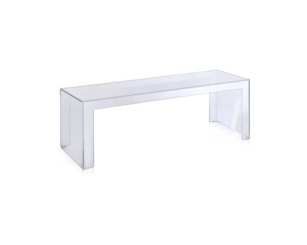 Kartell Invisible sivupöytä 40 x 120 cm
