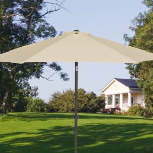 4Living kallistettava aurinkovarjo 3 m beige