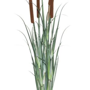 4Living osmankäämi tekokasvi ruukussa 112 cm vihreä