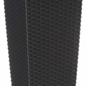 4Living Rattan ruukku harmaa 25x25x46,5 cm