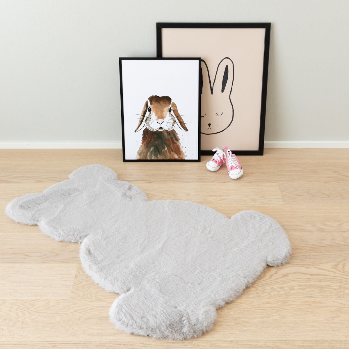 4Living Teddy matto 67x90 cm harmaa