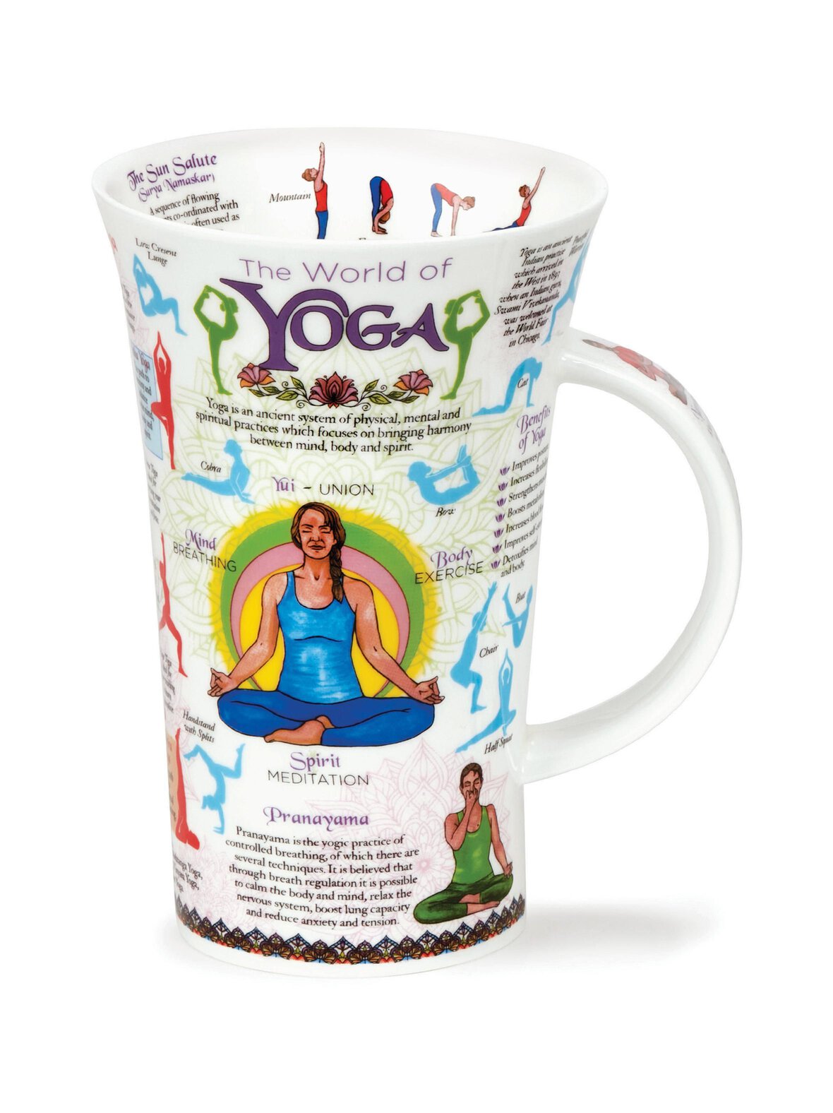 Glen world of yoga -posliinimuki 0.6 l