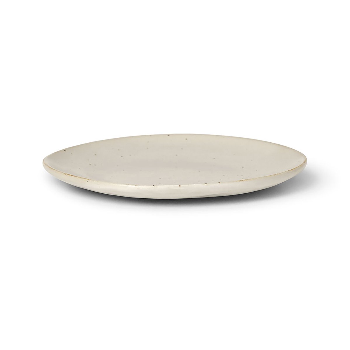 Ferm Living Flow leipälautanen 15 cm Off-white speckle