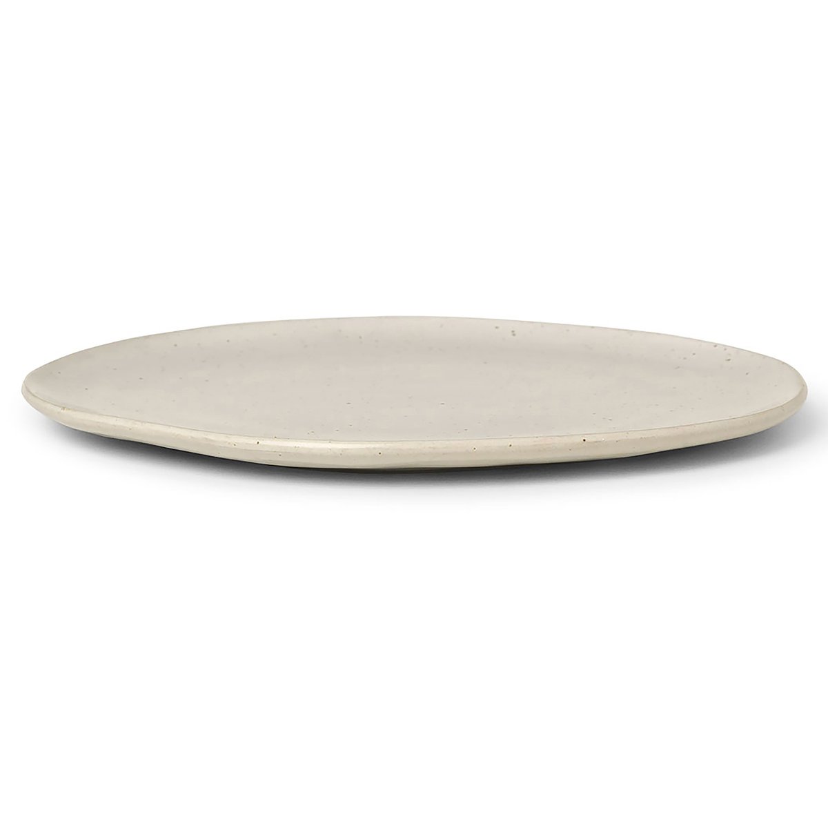 Ferm Living Flow lautanen 27 cm Off-white speckle