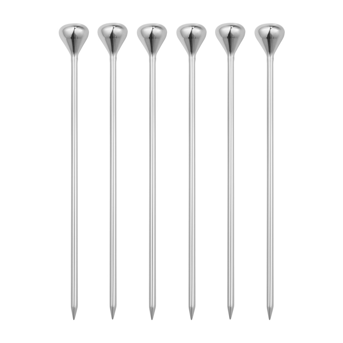 Georg Jensen Sky cocktailtikut 6-pack Ruostumaton teräs