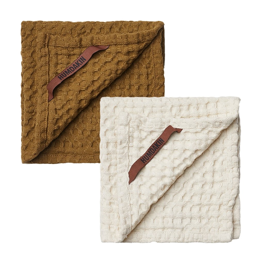 Humdakin Humdakin Waffle -tiskipyyhe 28x28 cm 2-pakkaus Sunset-shell
